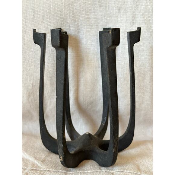 Mid-Century Modern MCM iron candle holder by Gunnar Cyren Dansk 1960 Lysestager